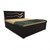 Devark Double Bed Dark Wenge Finish With Storage