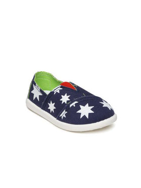 Dunsinky Navy Printed Casual Shoes