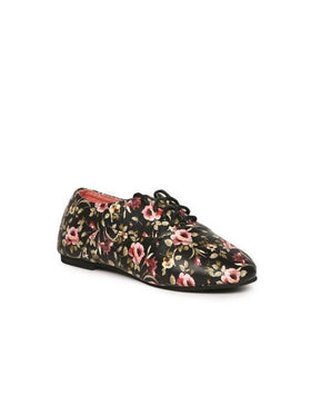 Dunsinky Black Printed Casual Shoes